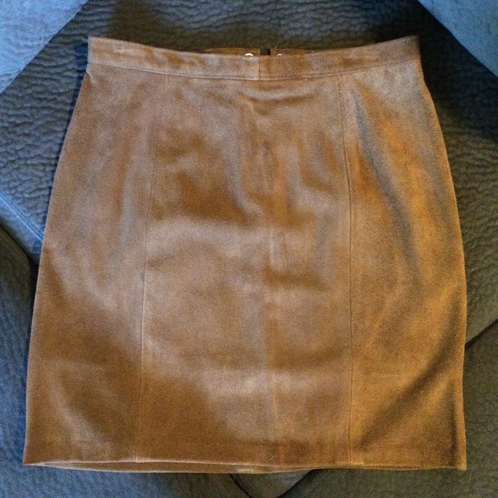 Vintage 1980's Leather Mini Skirt